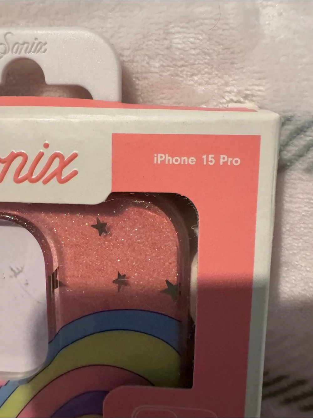 Sonix Multicolor Rainbow Swirl MagSafe iPhone Case - Pink Base